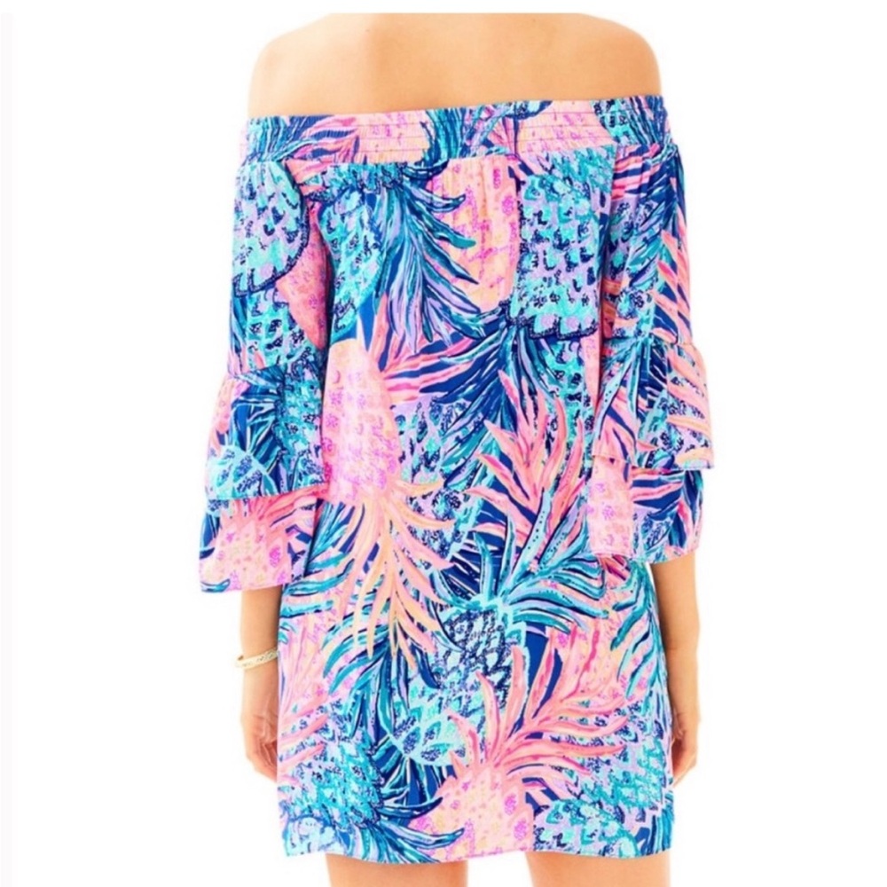 Lilly Pulitzer Dress - Tobyn Tunic off the Shoulder - Picture 4 of 15